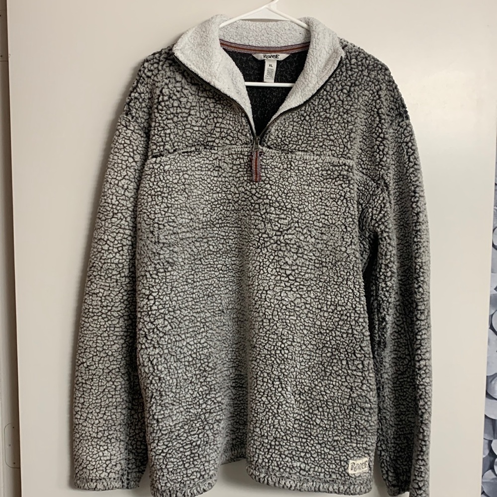 Royce- Grey faux fur jacket